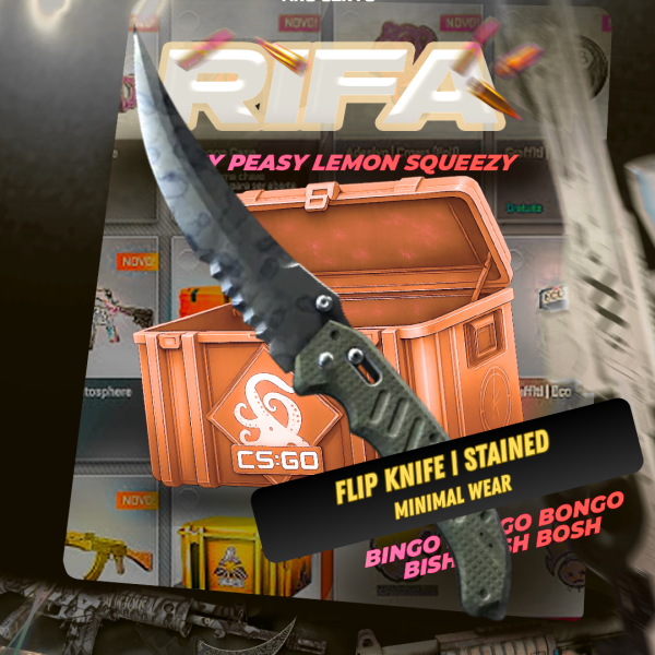 17/10 • ★ Flip Knife | Stained